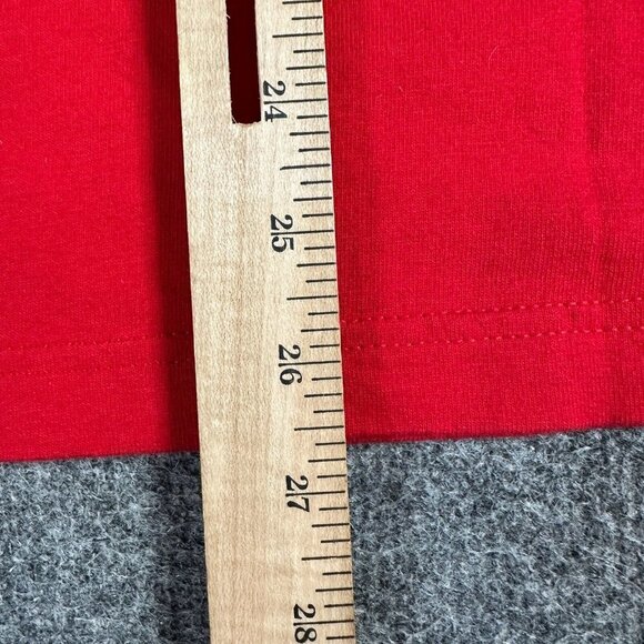 Big Dogs T-shirt S Red Vintage Made in USA 1996 Santa Paws Christmas - Picture 6 of 8